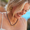 Polly Sayer Cross Necklace 18ct Gold Plate